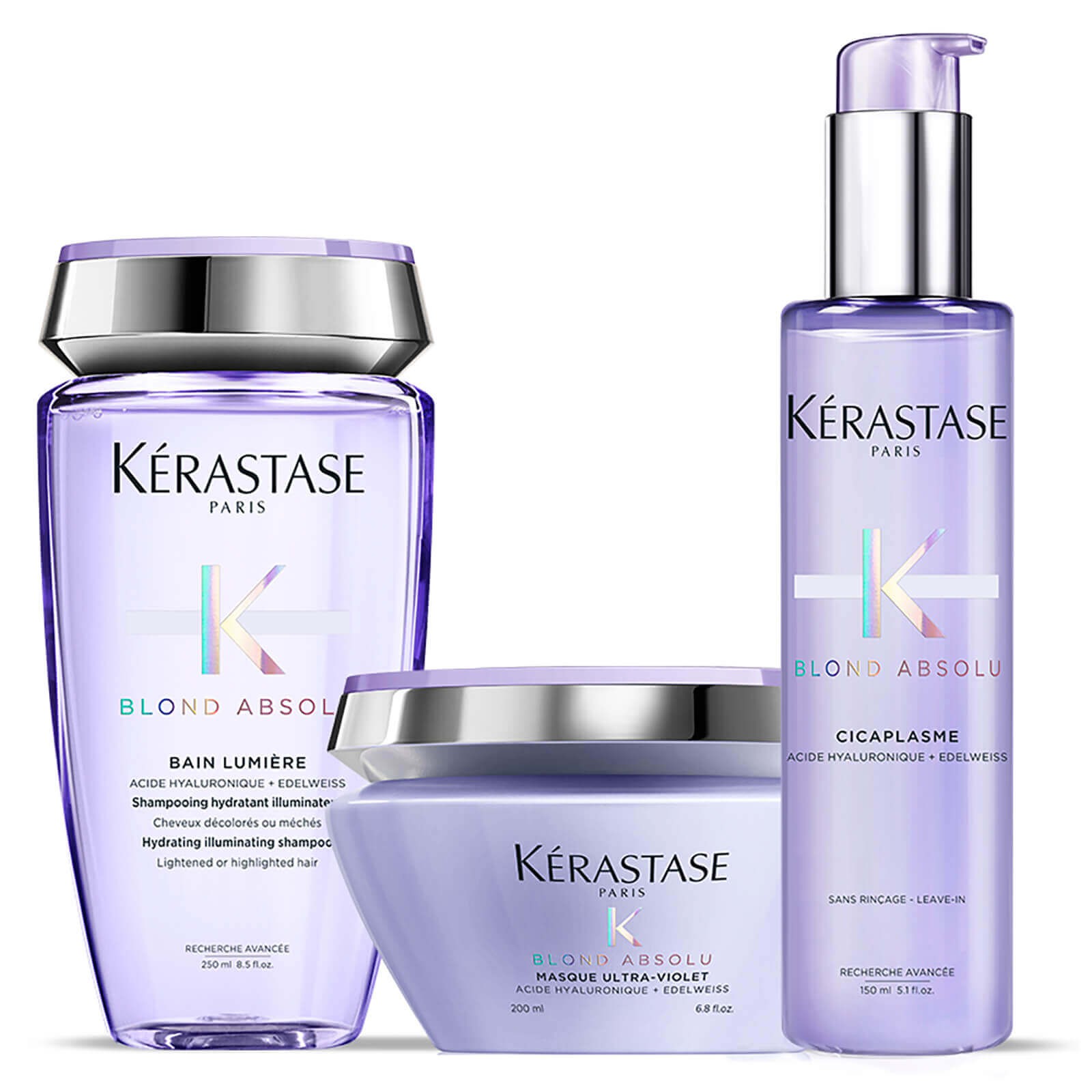 Kérastase Blond Lumiere Absolu Masque Cicaplasme Trio Paket