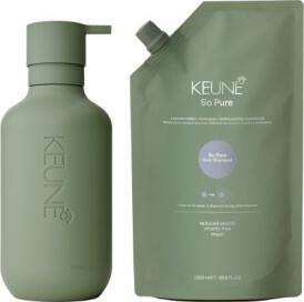 Keune So Pure Cool Shampoo 1000ml + So Pure Refill Bottle 1000ml