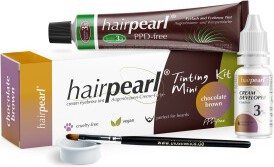 Hairpearl Tinting kit mini PPD free No 3.3 Chocolate Brown