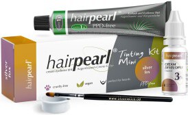 Hairpearl Tinting kit mini PPD free No 1.1 Graphite Grey