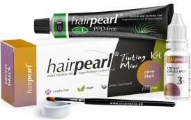 Hairpearl Tinting kit mini PPD free No 1 Deep Black