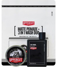 Uppercut Deluxe Matte Pomade + 3 In 1 Wash Duo